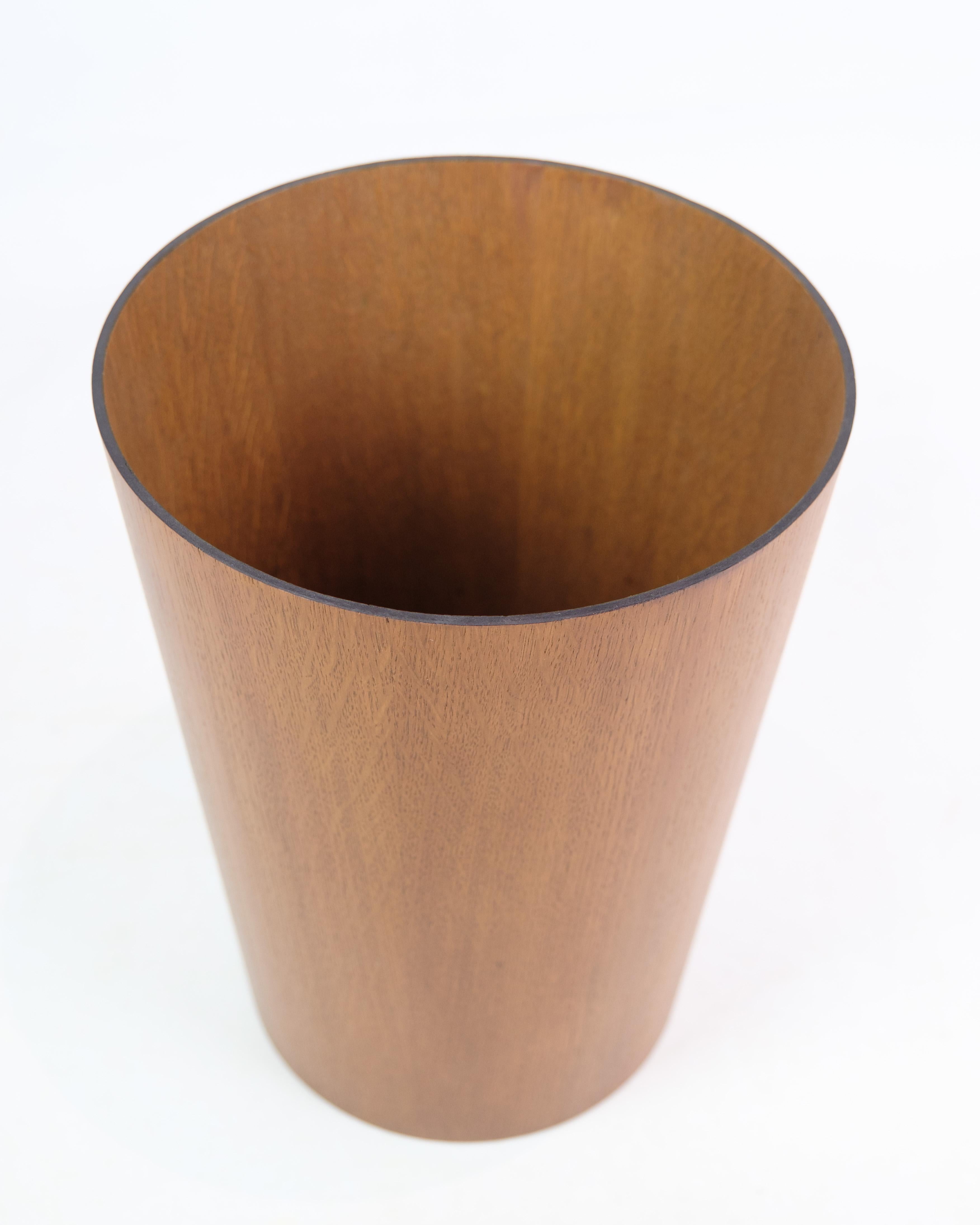   Paper basket In Teakwood, Designed By Servex, Made in Sweden From 1960s In Good Condition For Sale In Lejre, DK