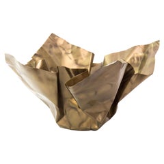 Paper Brass Bowl III by Gentner Design