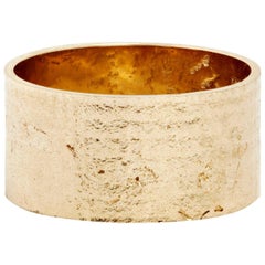 Paper Cigar Ring in 18 Karat Gold by Allison Bryan