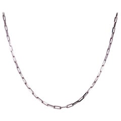 Paper Clip Necklace Sterling Silver, 2021 Popular Chain,Paperclip