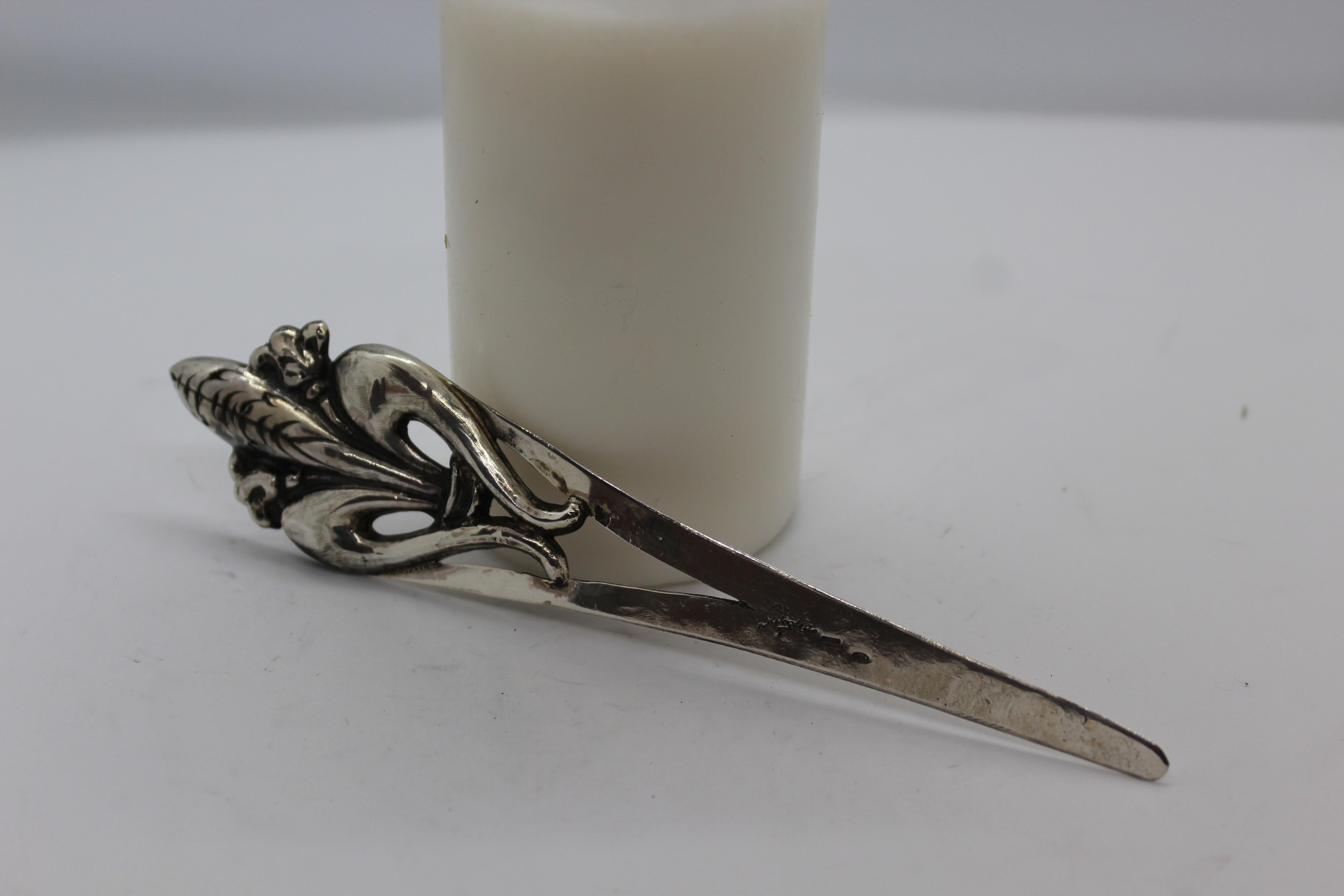 Cortador de Papel, Plata de Ley, Bonito Diseño, Regalo de Alta Gama  Hecho a mano, Italia Artista en venta