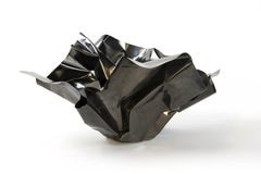 Paper Darkened Brass Bowl III by Gentner Design