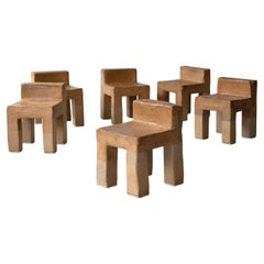 Paper Dining Chairs by Georg Baldele - Set of 6