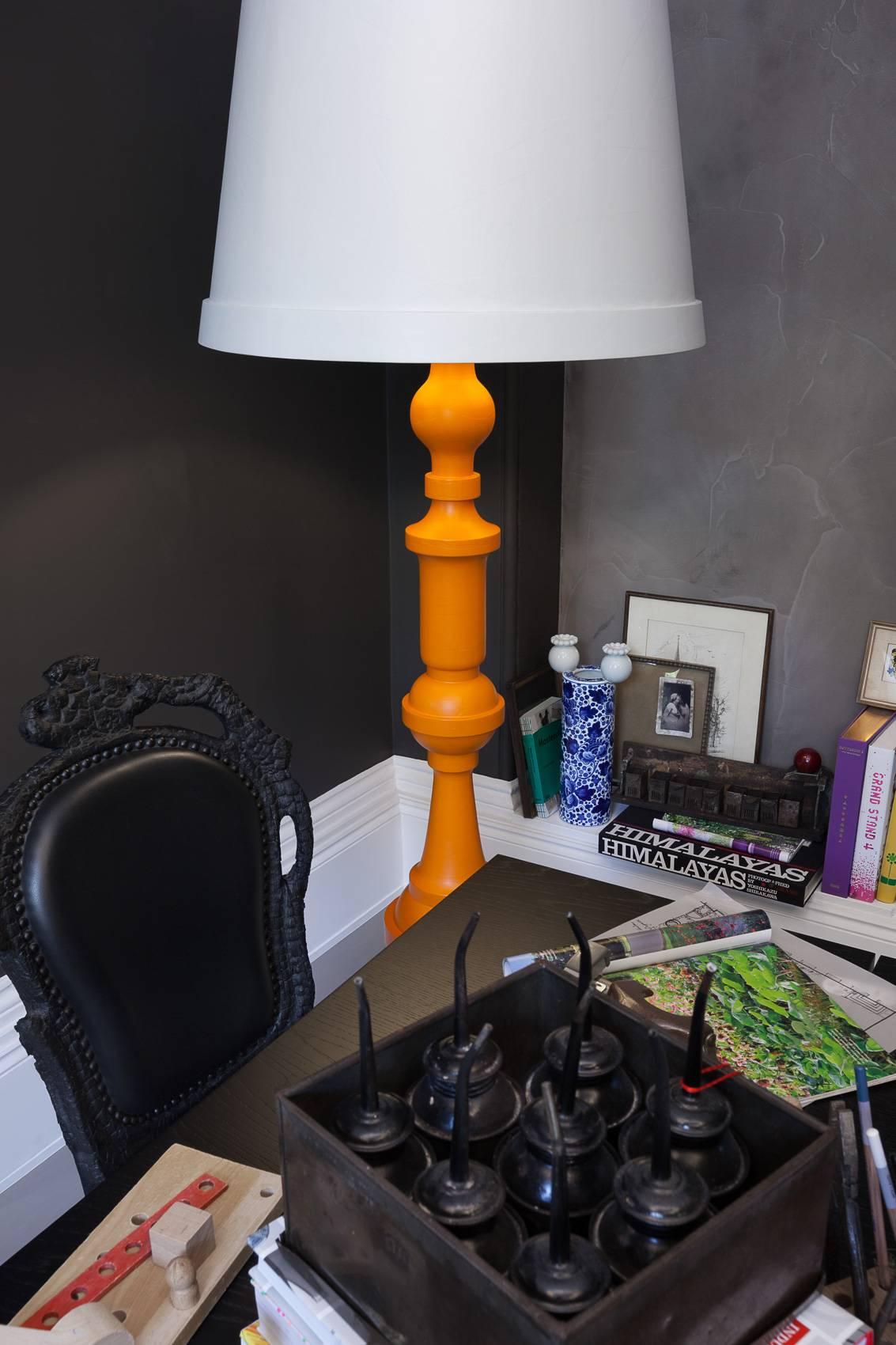 Modern Paper Floor Lamp Patchwork in Various RAL Colors by Studio Job for Moooi For Sale