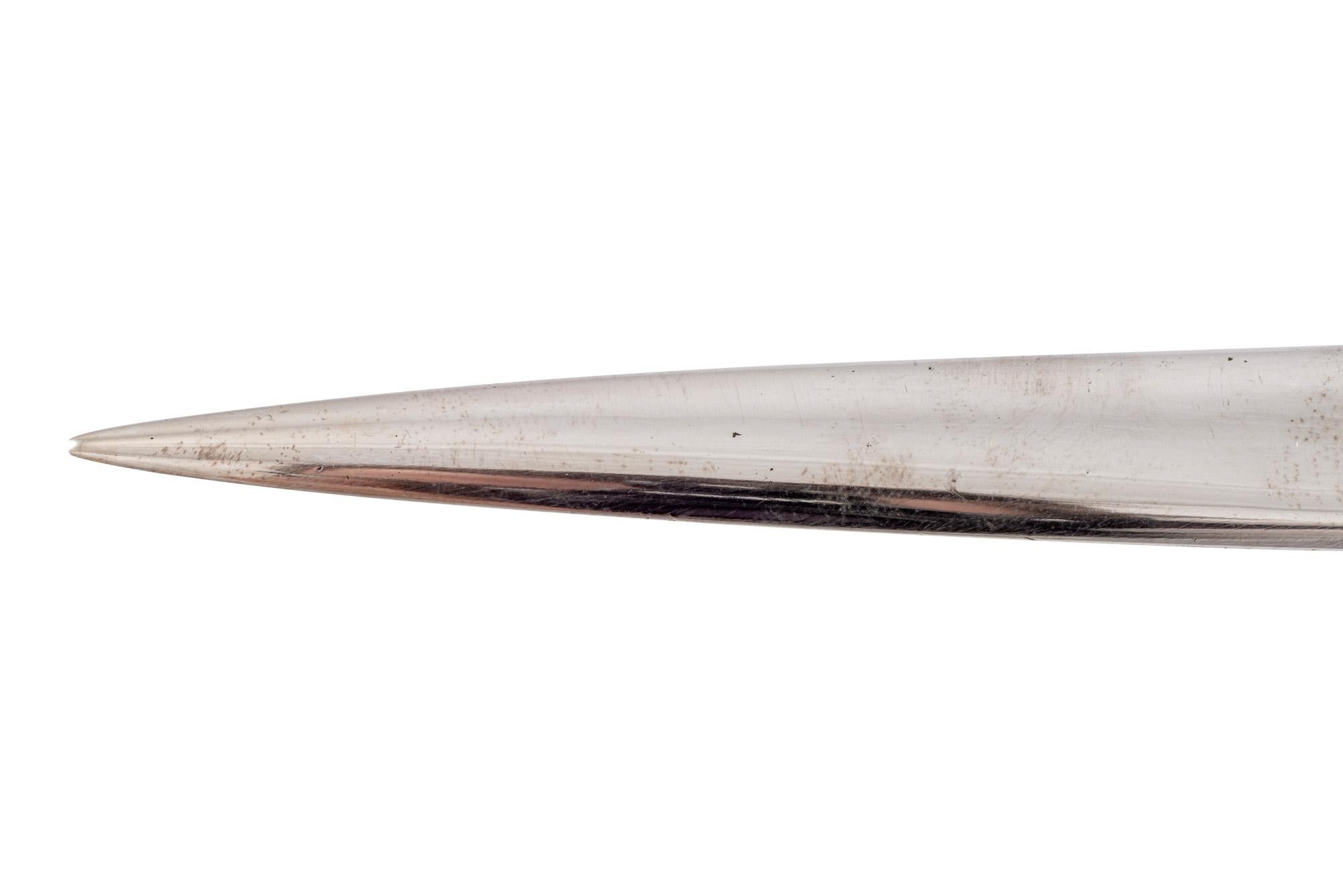 Paper Knife with Horse Decoration Werkstatte Hagenauer Wien, circa 1930 In Good Condition For Sale In Vienna, AT