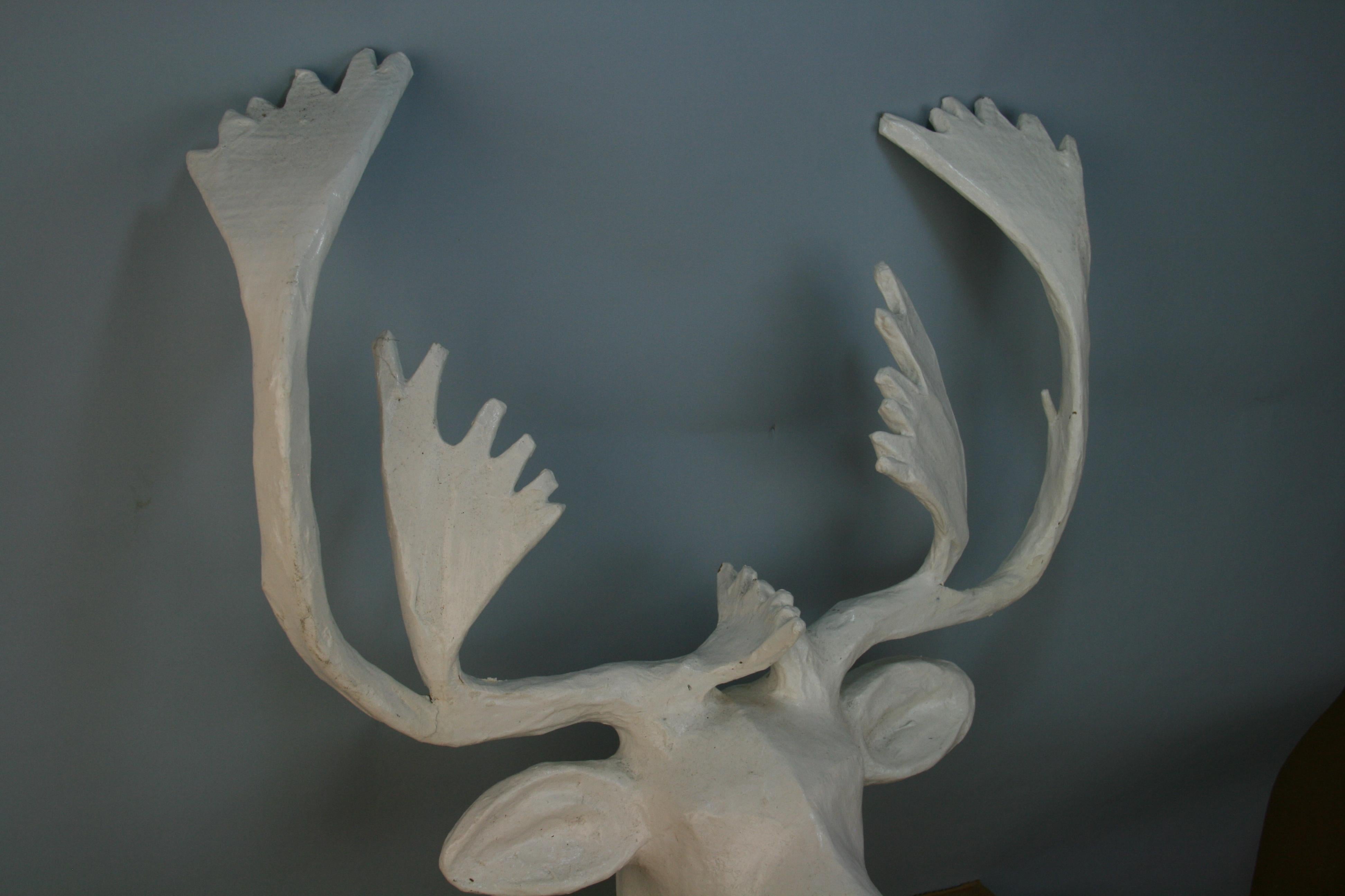 Paper Mache Deer Sculpture For Sale 2