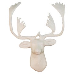 Vintage Paper Mache Deer Sculpture