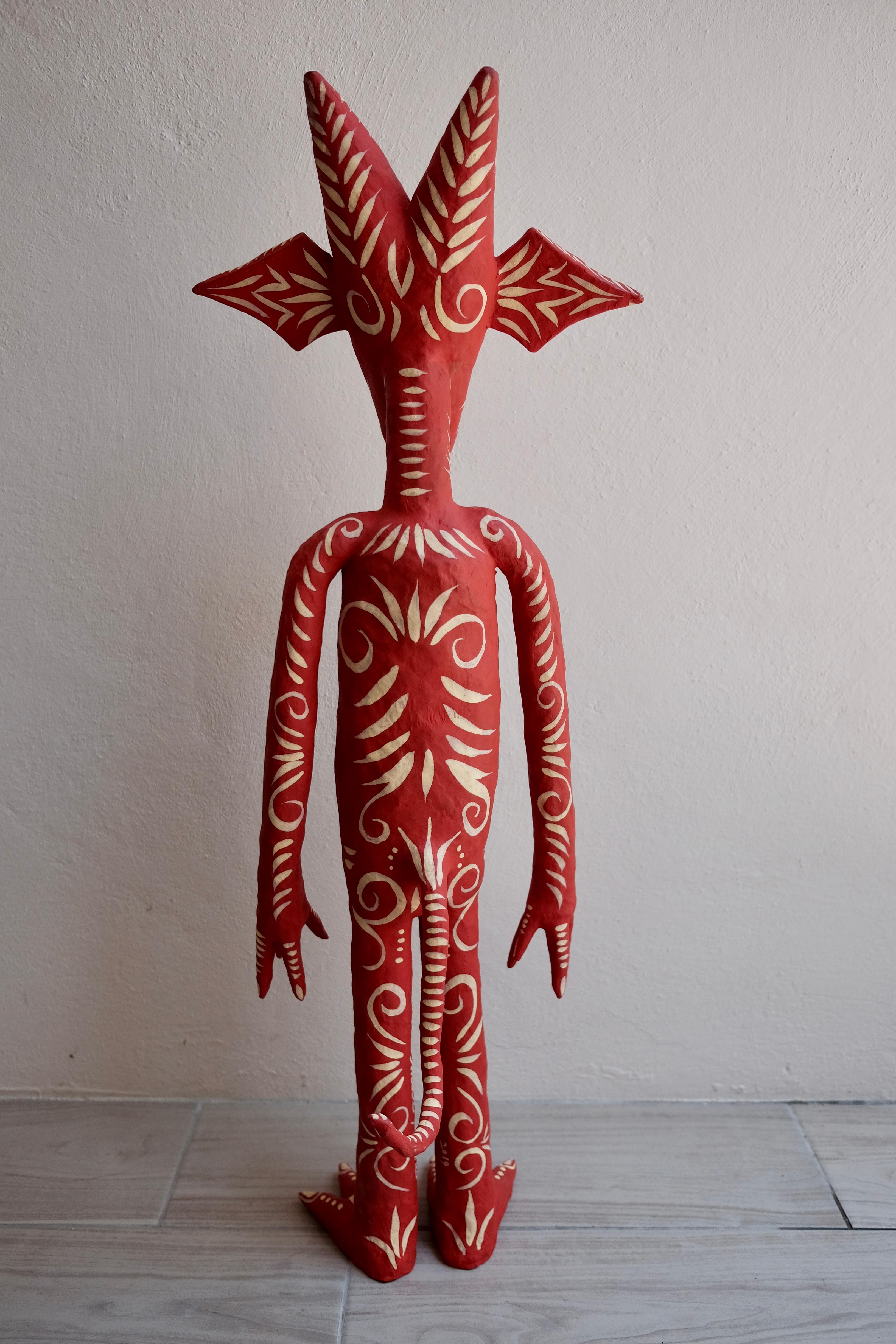 Folk Art Papier Mâché Devil from Mexico
