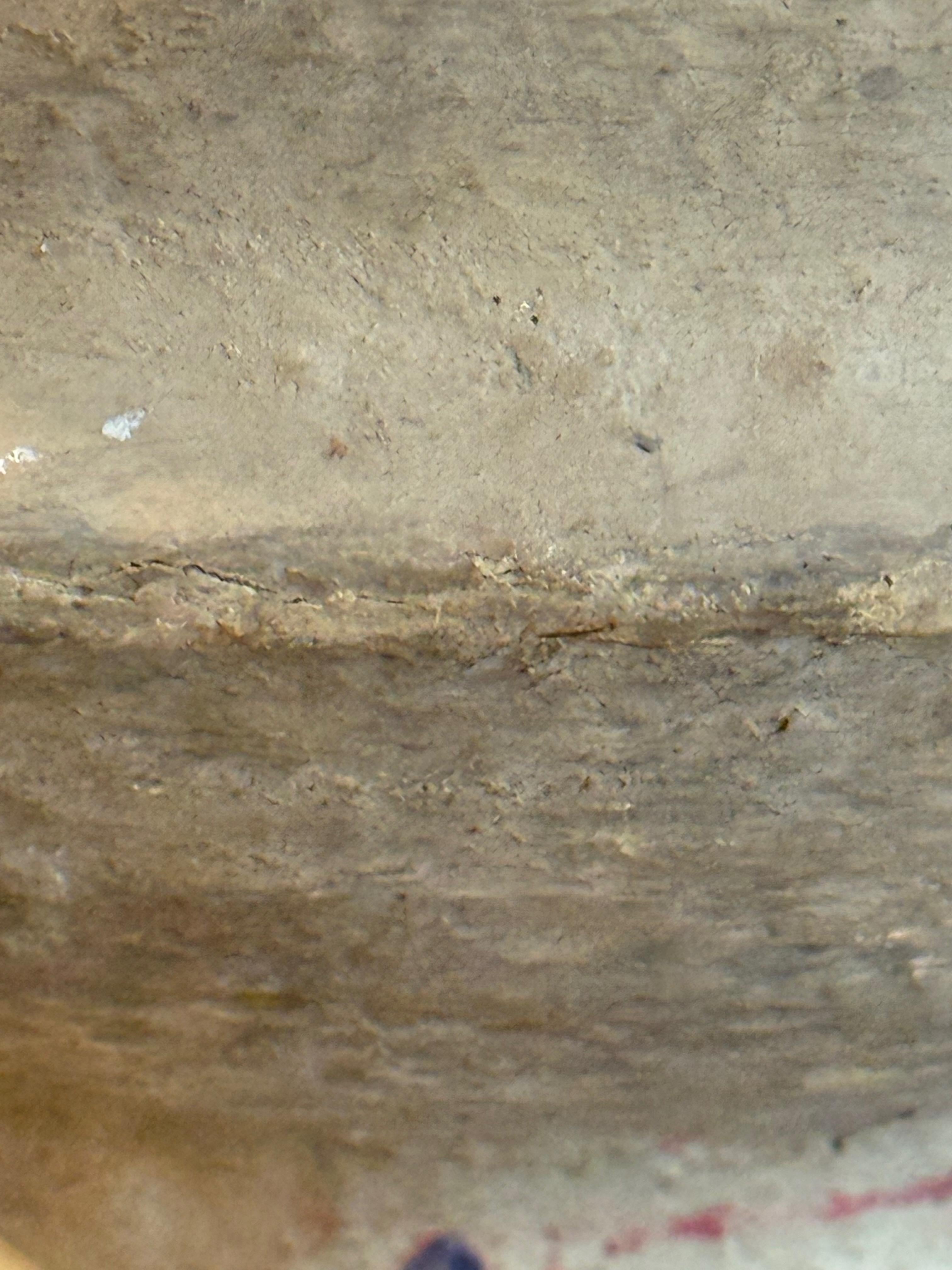 Ciotola con piede in cartapesta, Indonesia, metà del secolo scorso In condizioni buone in vendita a New York, NY