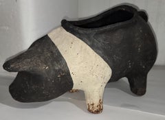 Paper Mache Pig Candy Container