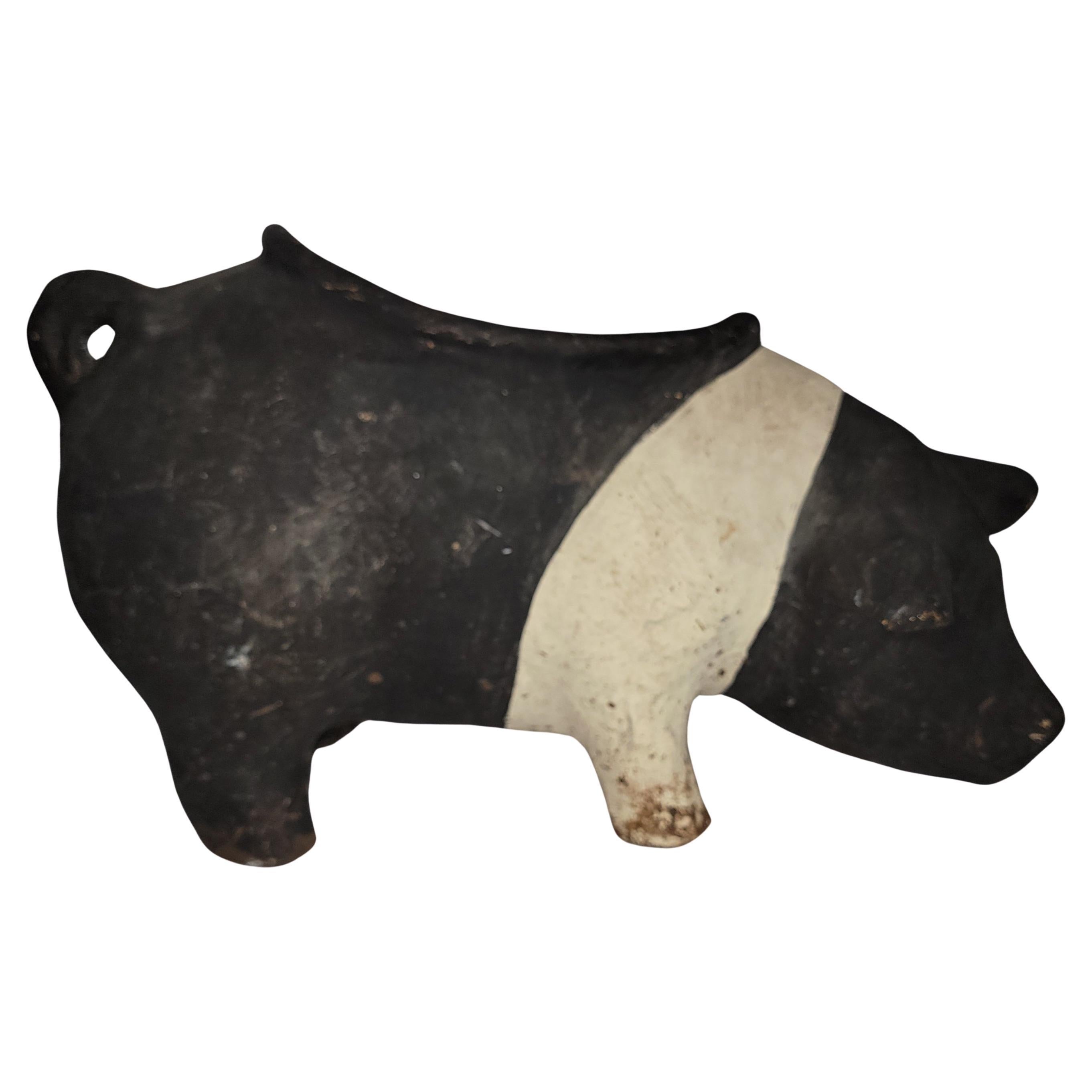 Paper Mache Pig Candy Container For Sale