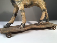 Papier-Mâché Toy Horse, French 19th Century
