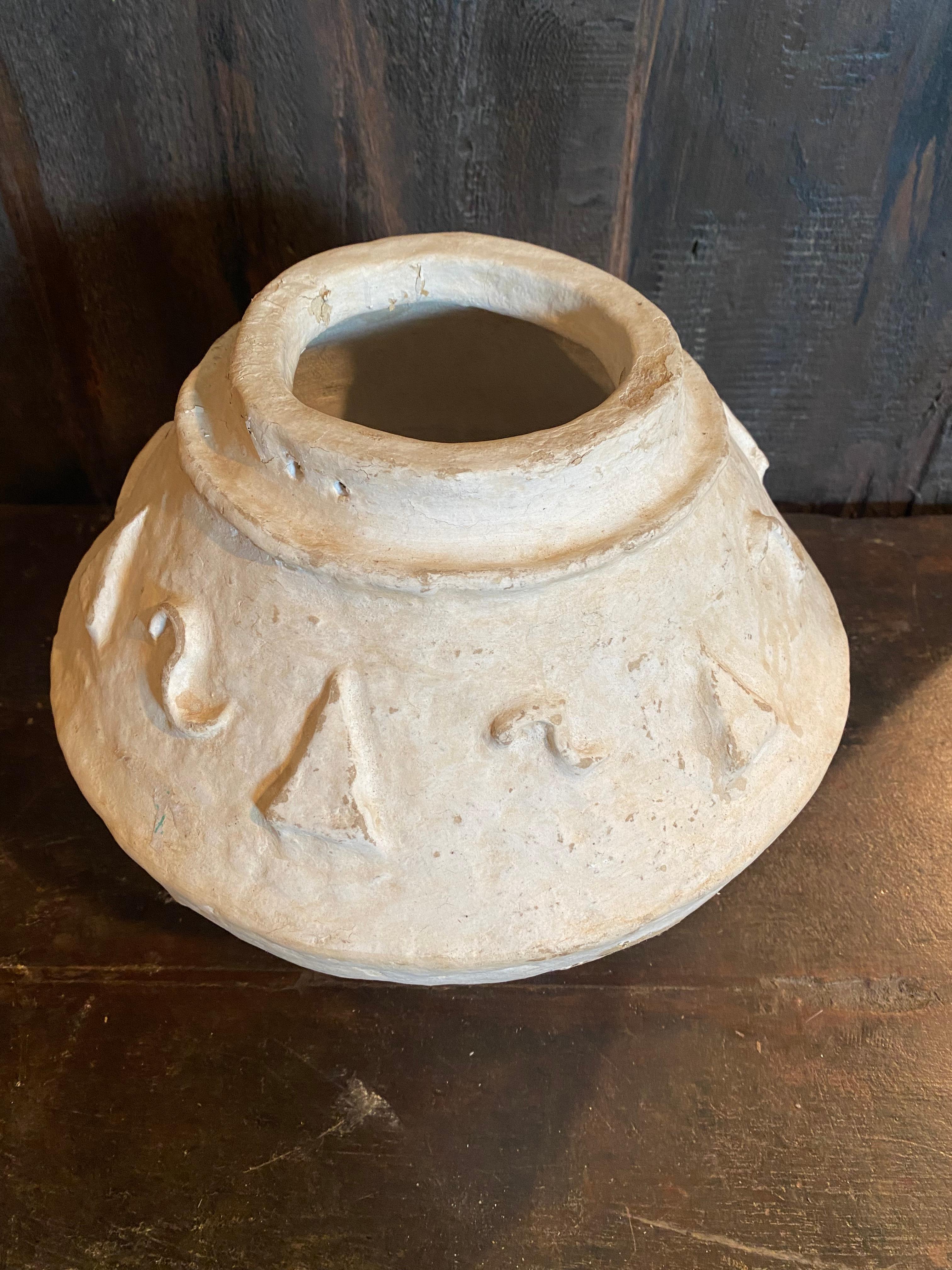 Anglo-Indian Paper mached pot