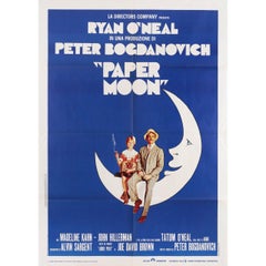 Affiche du film italien Due Fogli Paper Moon, 1974