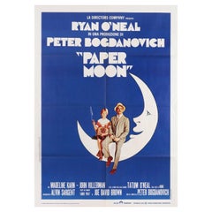 Paper Moon 1974 Italian Due Fogli Film Poster