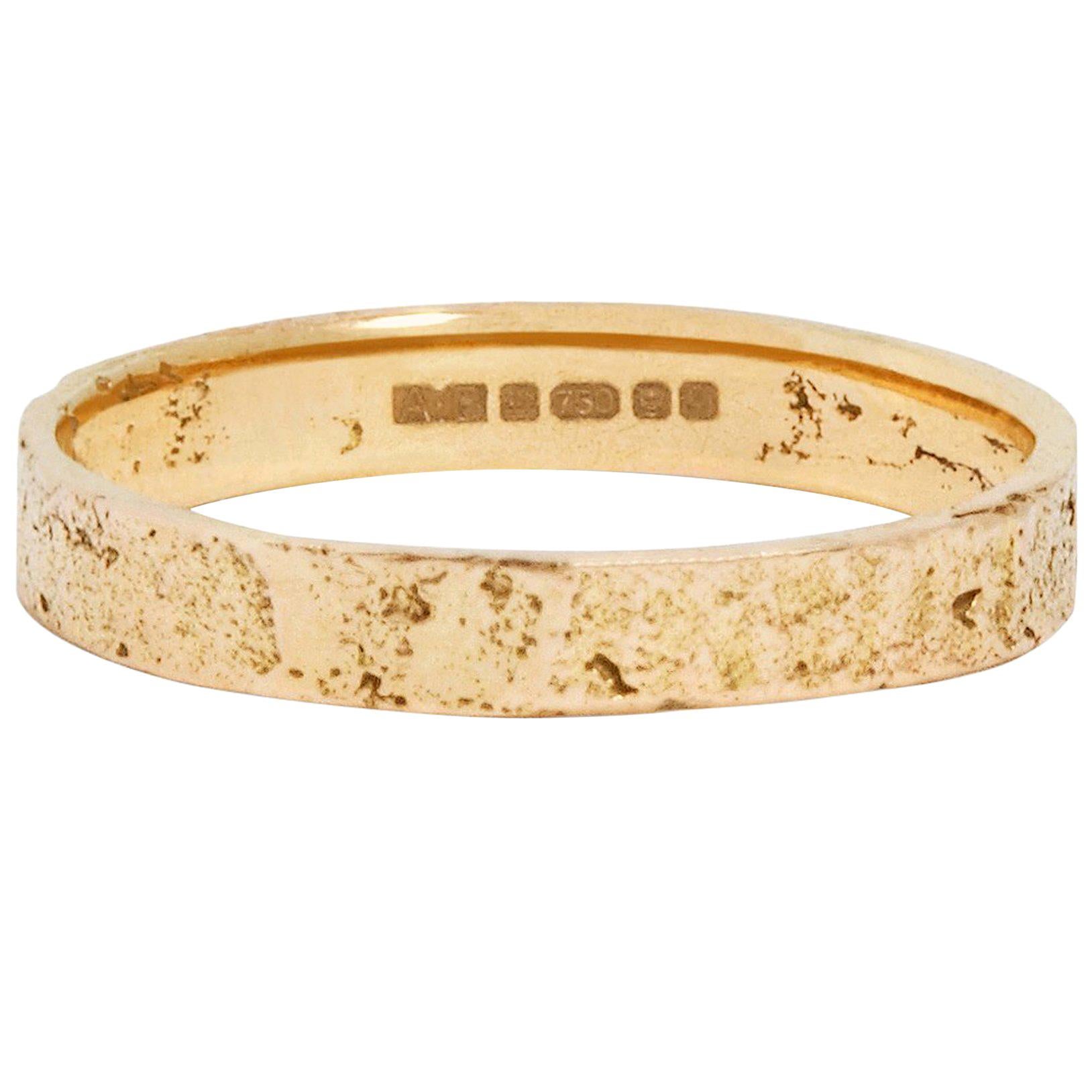 Papierring aus 9 Karat Gold von Allison Bryan