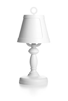 Paper Table Lamp in White Shade and White Base by Studio Job for Moooi