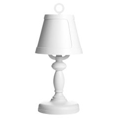 Lampe de bureau Paper avec abat-jour blanc et base blanche par Studio Job pour Moooi