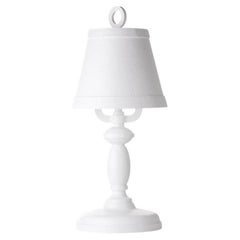 Paper Table Lamp in White Shade and White Base by Studio Job for Moooi