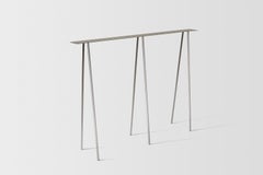 Paper Table S, Tavolo Consolle, in Acciaio Lucido di UMÉ Studio