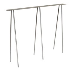 Paper Table S, Console Table, in Polished Steel Finish by UMÉ Studio