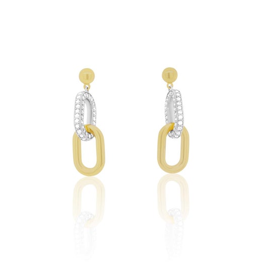 18k solid 3 tones gold diamond cut clip earrings 3.4 grams 18k solid 3 tones gold diamond cut clip earrings 3.4 grams