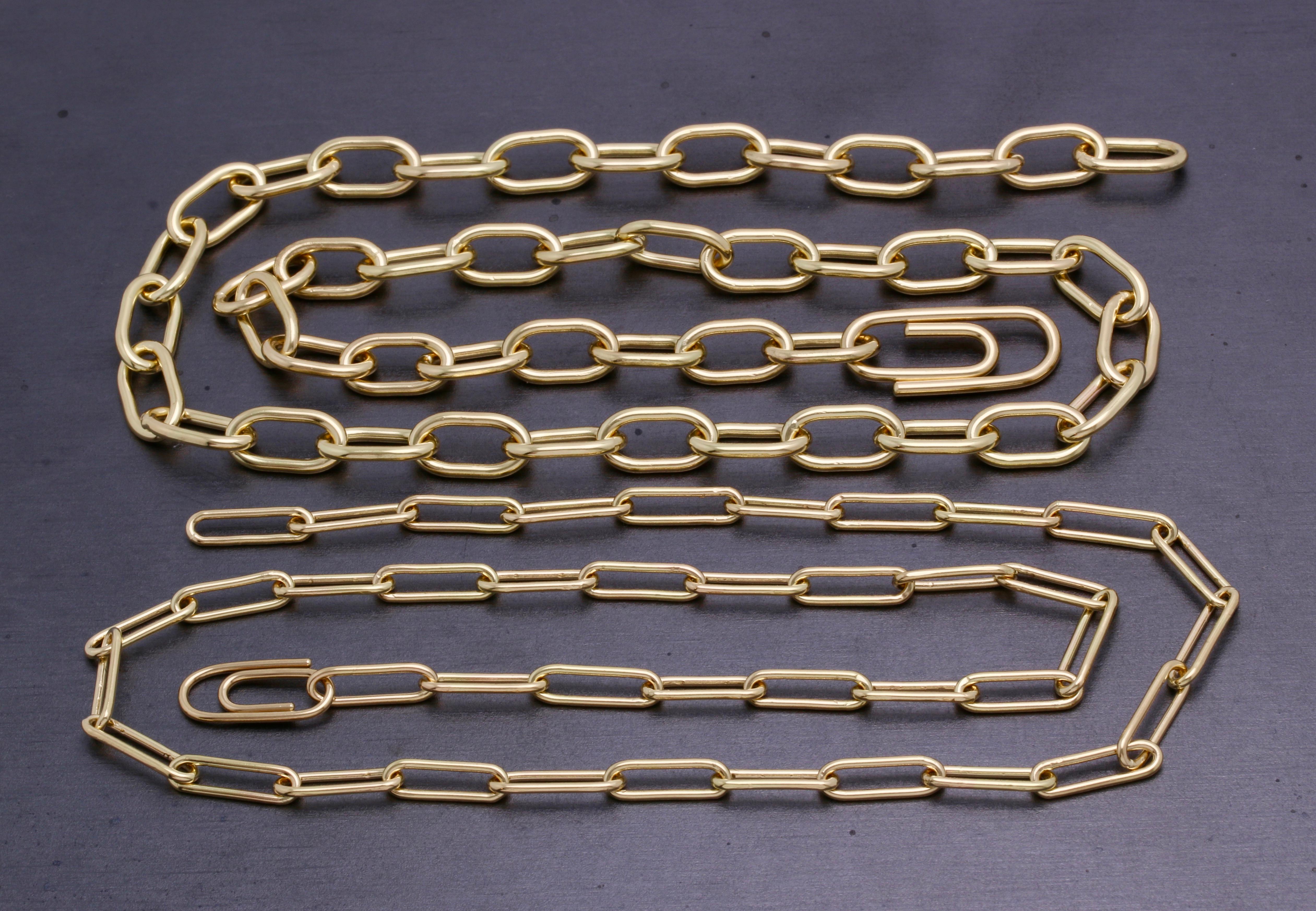 solid cable chain