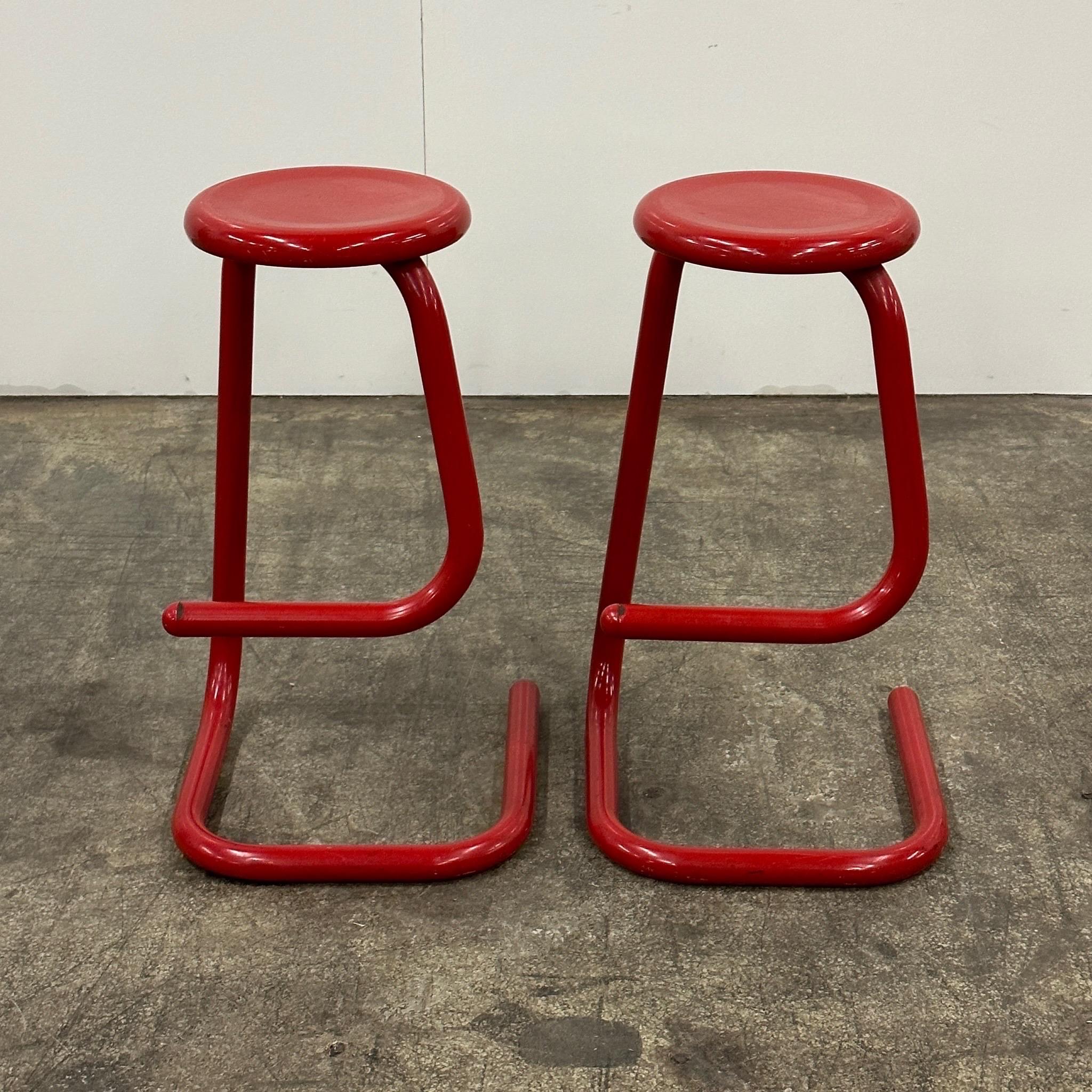 Late 20th Century Paperclip Stools by Kinetics For Sale