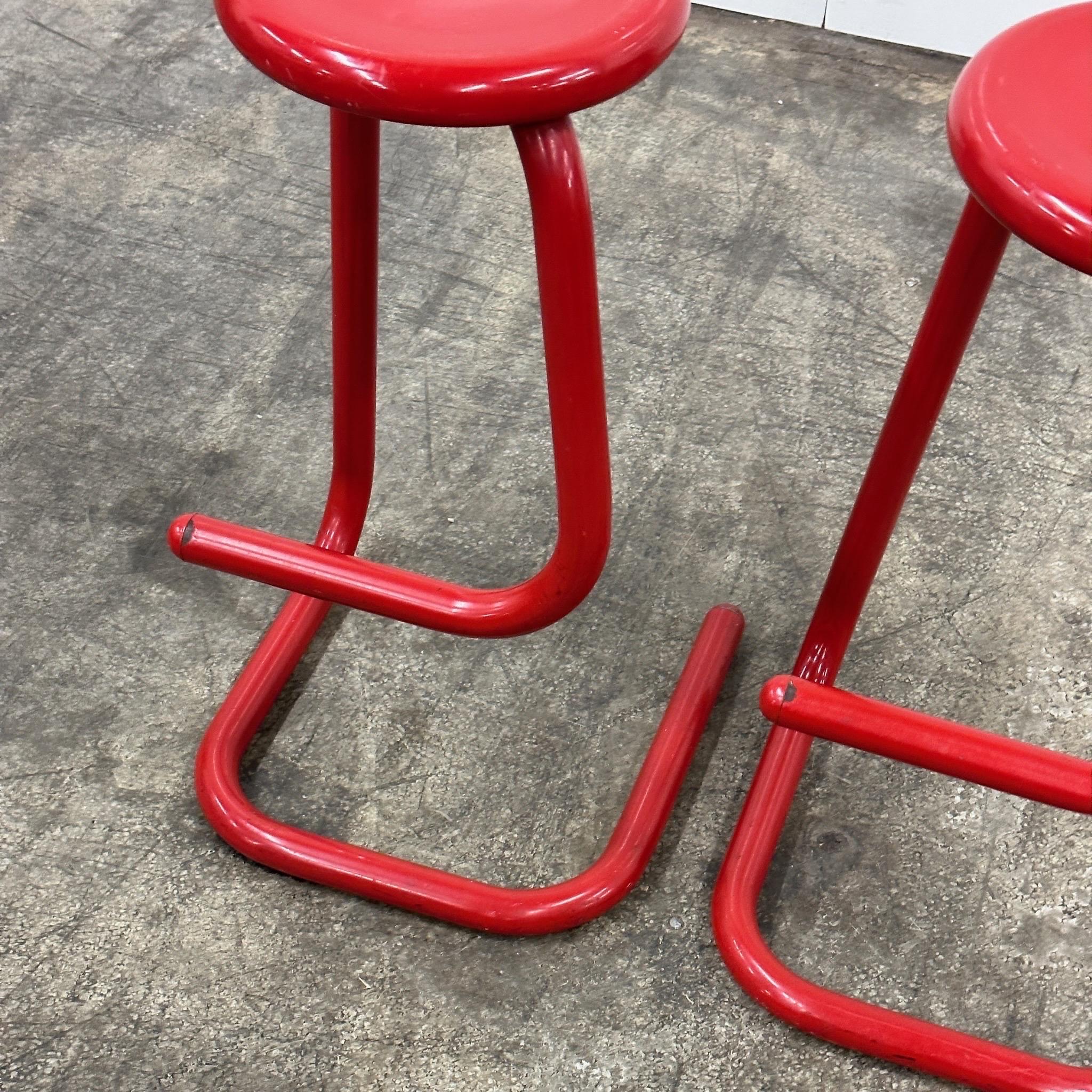 Metal Paperclip Stools by Kinetics For Sale