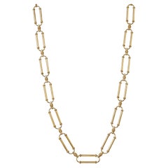 Paperclip Style Oval Link Celeste Chain in 18kt Fairmined Ecological Yellow Gold