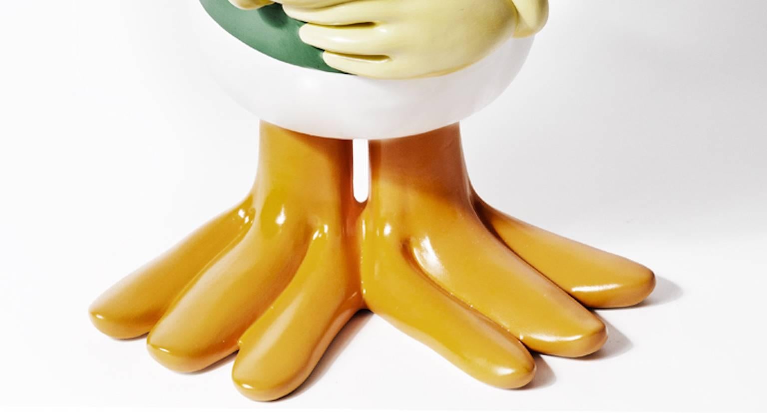 Italiano Scultura in ceramica Paperocchio di Massimo Giacon per Superego Editions, Italia in vendita