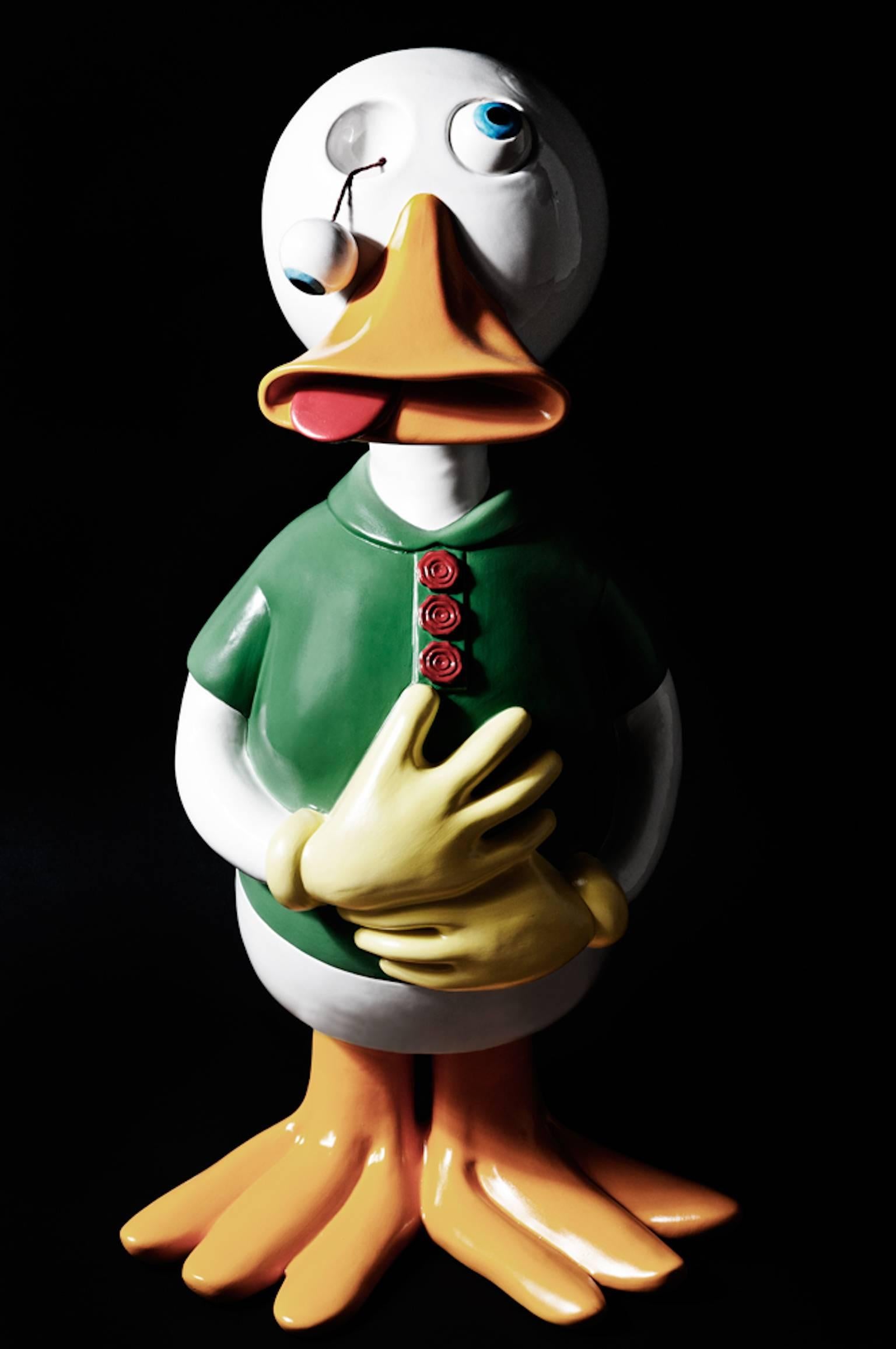 Scultura in ceramica Paperocchio di Massimo Giacon per Superego Editions, Italia In condizioni ottime in vendita a Milan, Italy