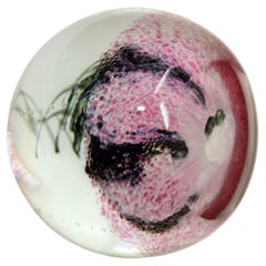 Paperweight Caithness Scotland Signed Collectible " Obsession" with Box 1970's