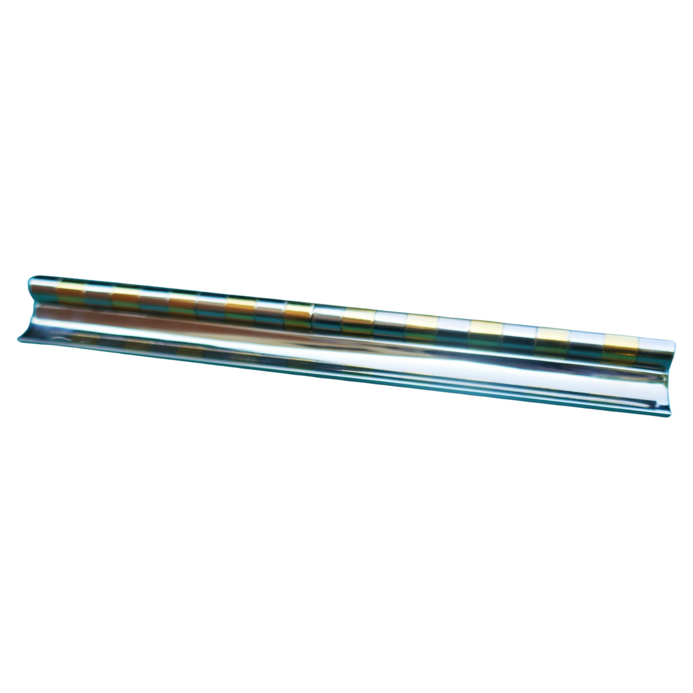 Briefbeschwerer, Lineal mit Stift von Vanni Mazzetti (Late 20th Century) im Angebot