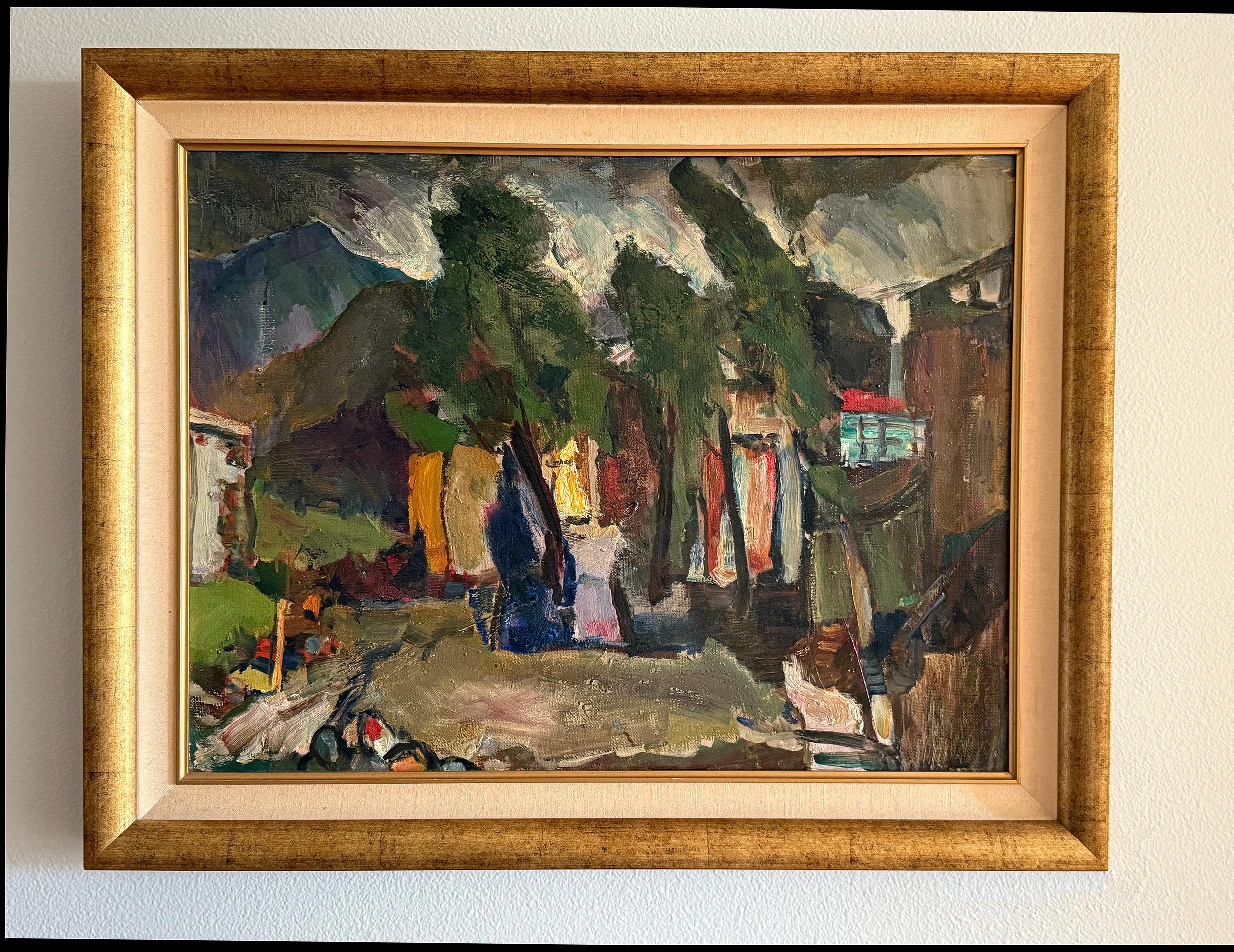 Papian Anatoli - Original Öl auf Leinwand 1994 im Zustand „Hervorragend“ im Angebot in Encino, CA