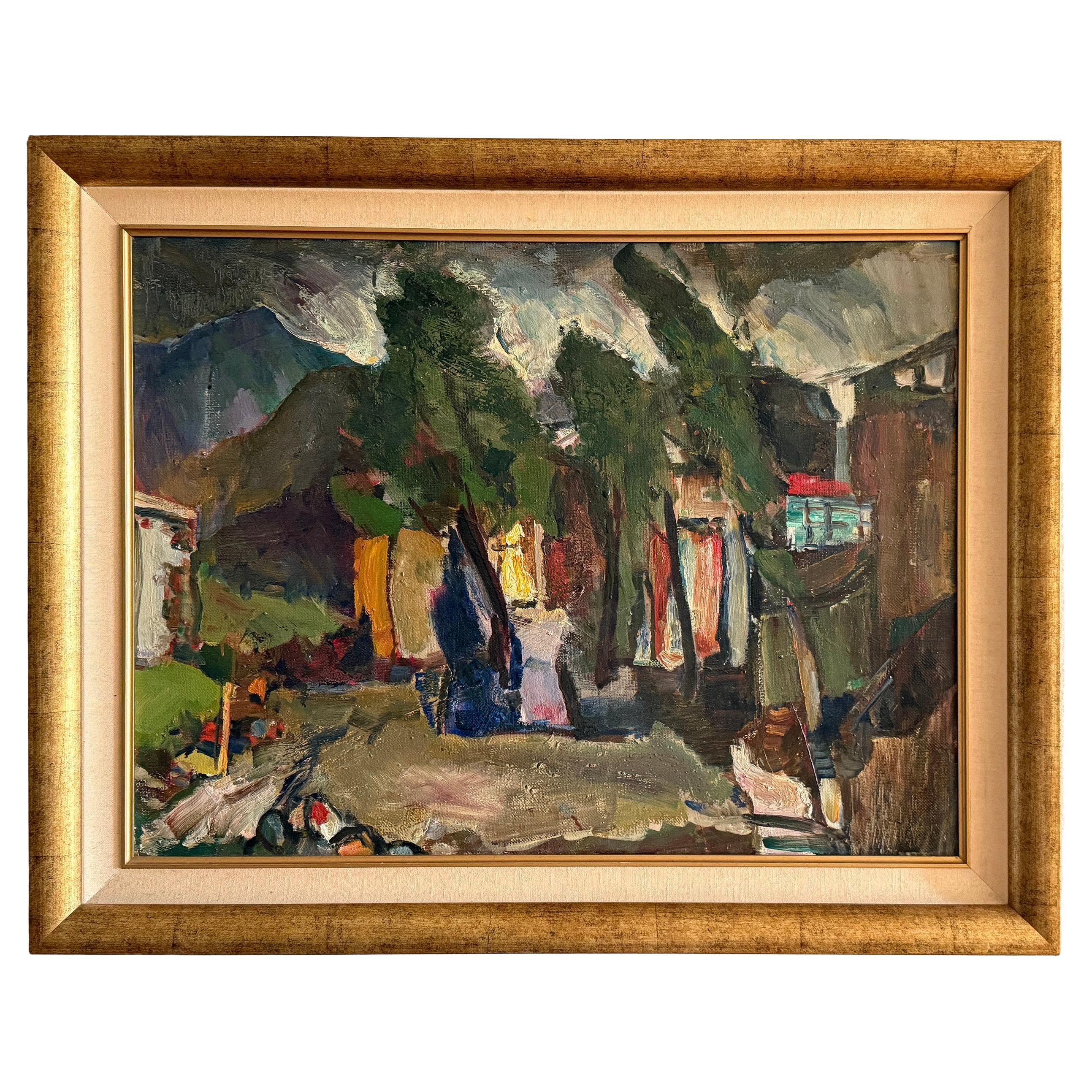 Papian Anatoli - Huile originale sur toile 1994