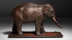 Elefante de papel maché, Francia, 1880