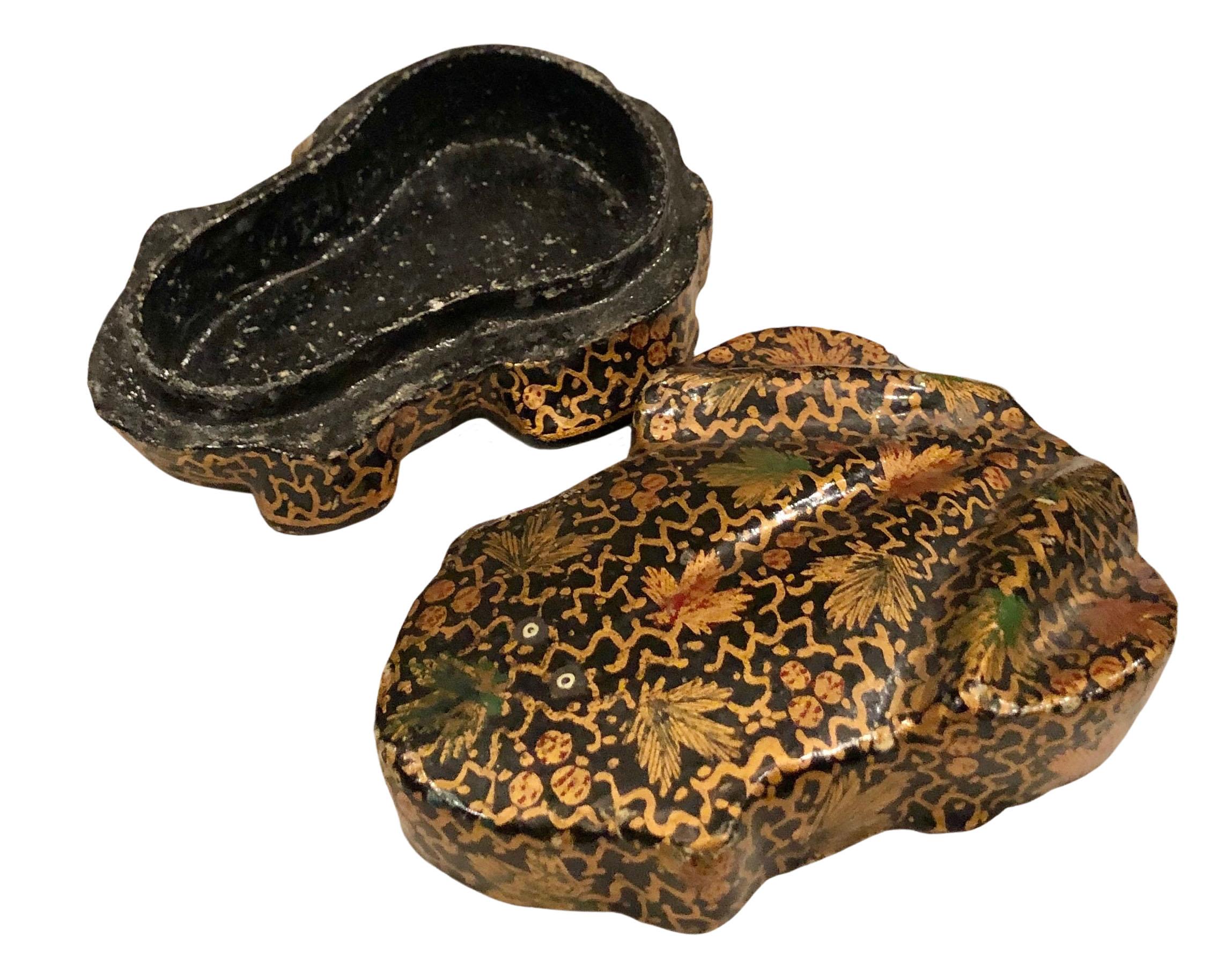 Indian Papier Mâché Frog Box For Sale