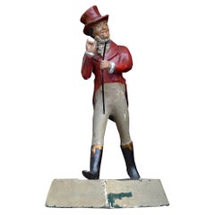 Vintage Papier Mâché Johnnie Walker Whisky Promotional Bar Display Figure, circa 1930