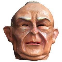 Papier Mâché Presidential Theatre Head