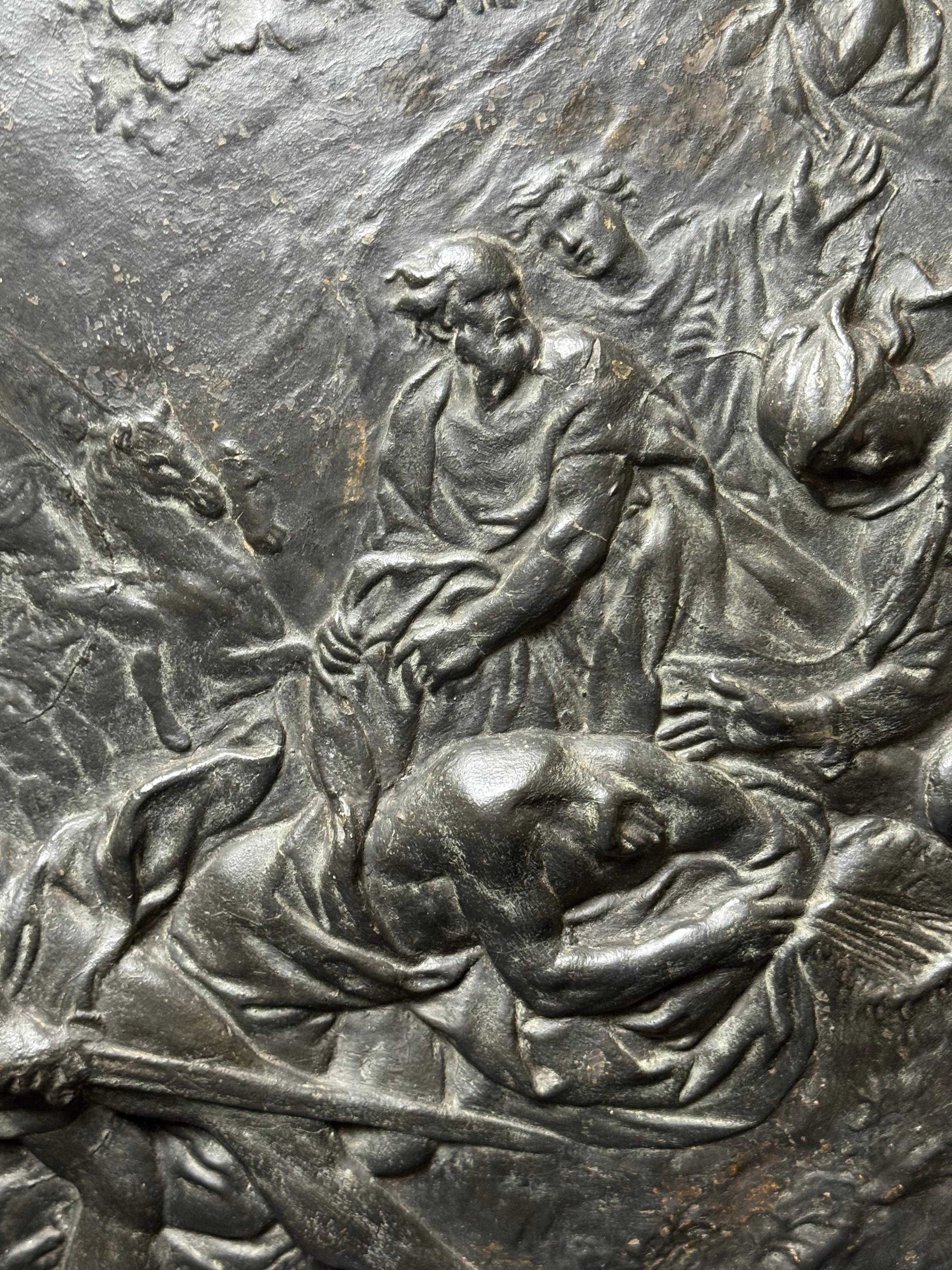 Papier Mâché raffigurante la decollazione di San Paolo - XVIII secolo in vendita 1