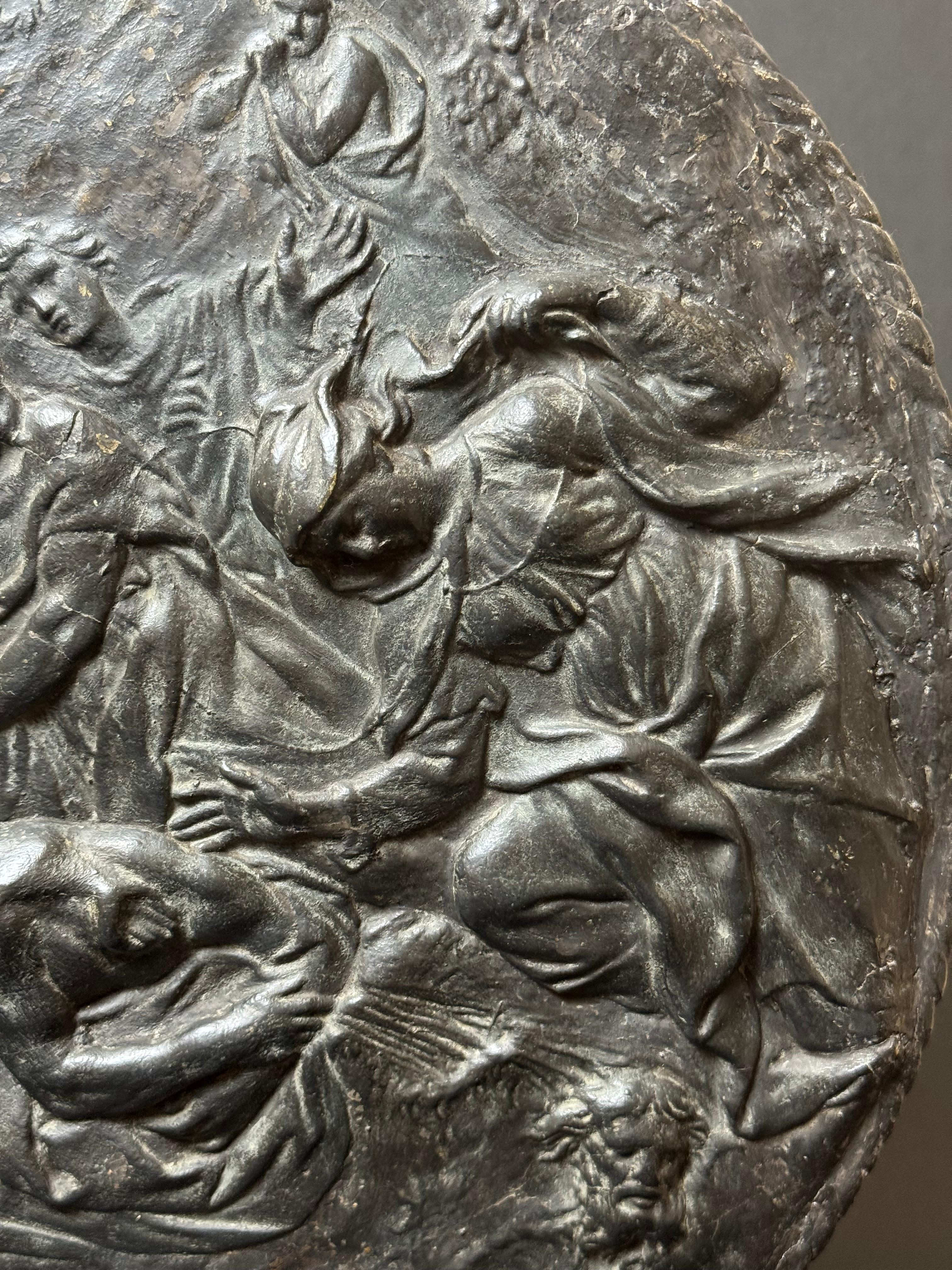 Papier Mâché raffigurante la decollazione di San Paolo - XVIII secolo in vendita 3