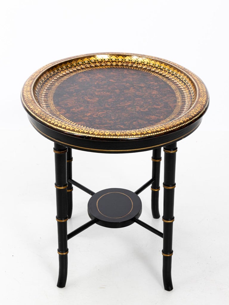 Papier Mâché Tray Table For Sale at 1stDibs