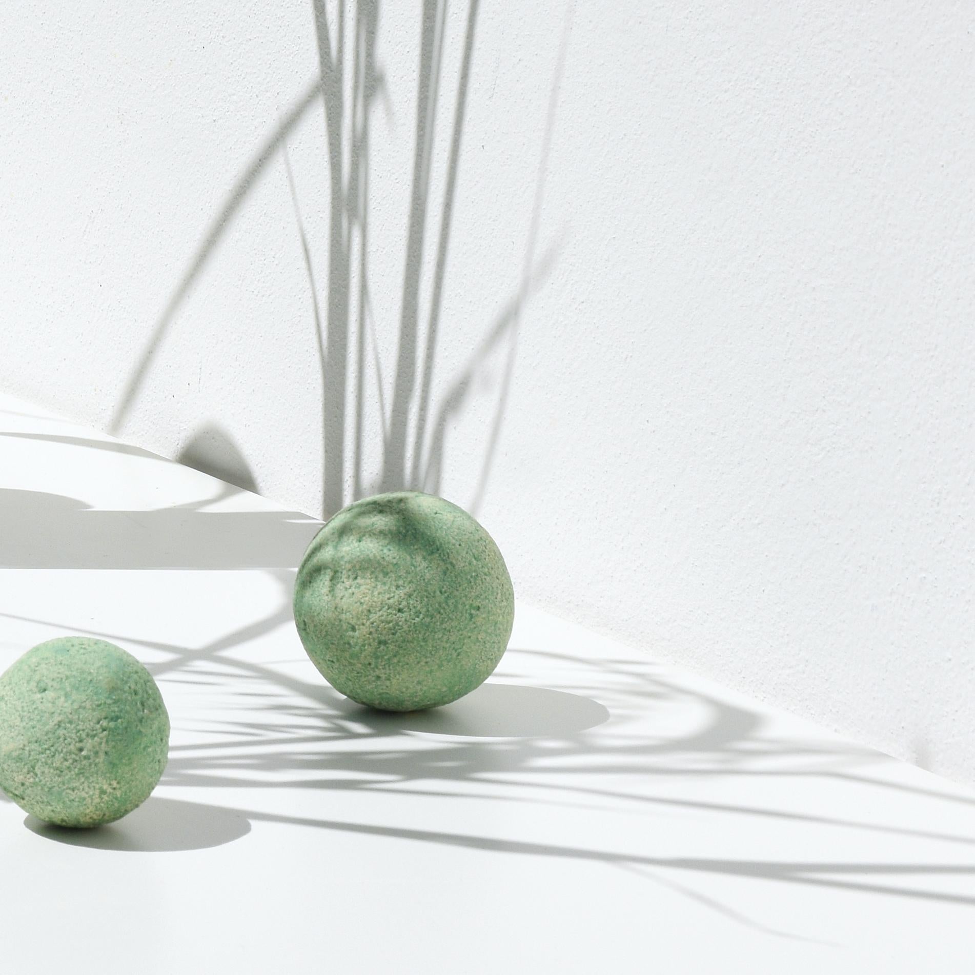 Stone Papilio, Contemporary Design, Green Vase by Coki
