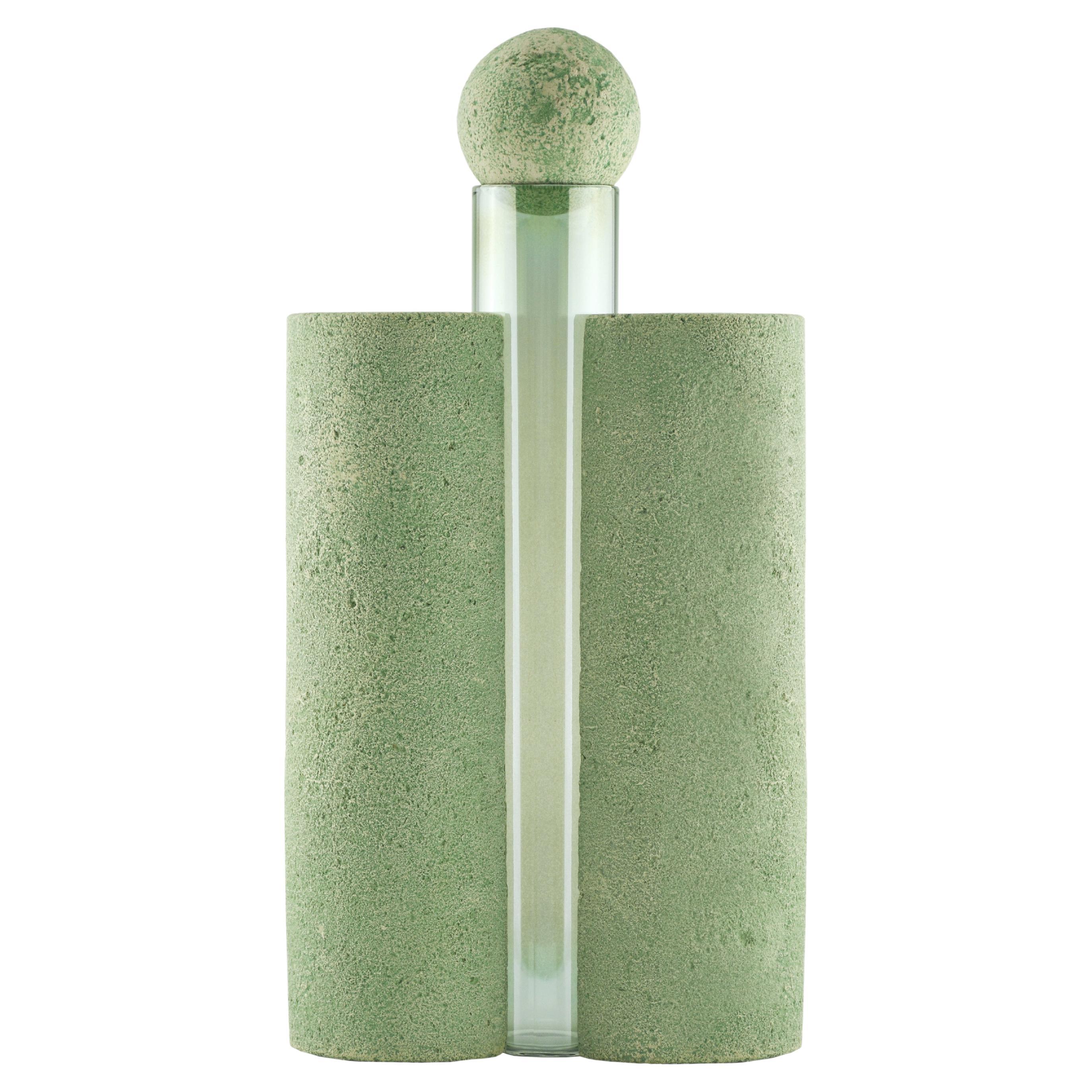 Papilio, Contemporary Design, Green Vase by Coki