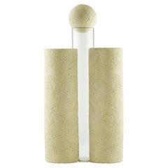 Papilio, Contemporary Stone and Glass Vase by Coki