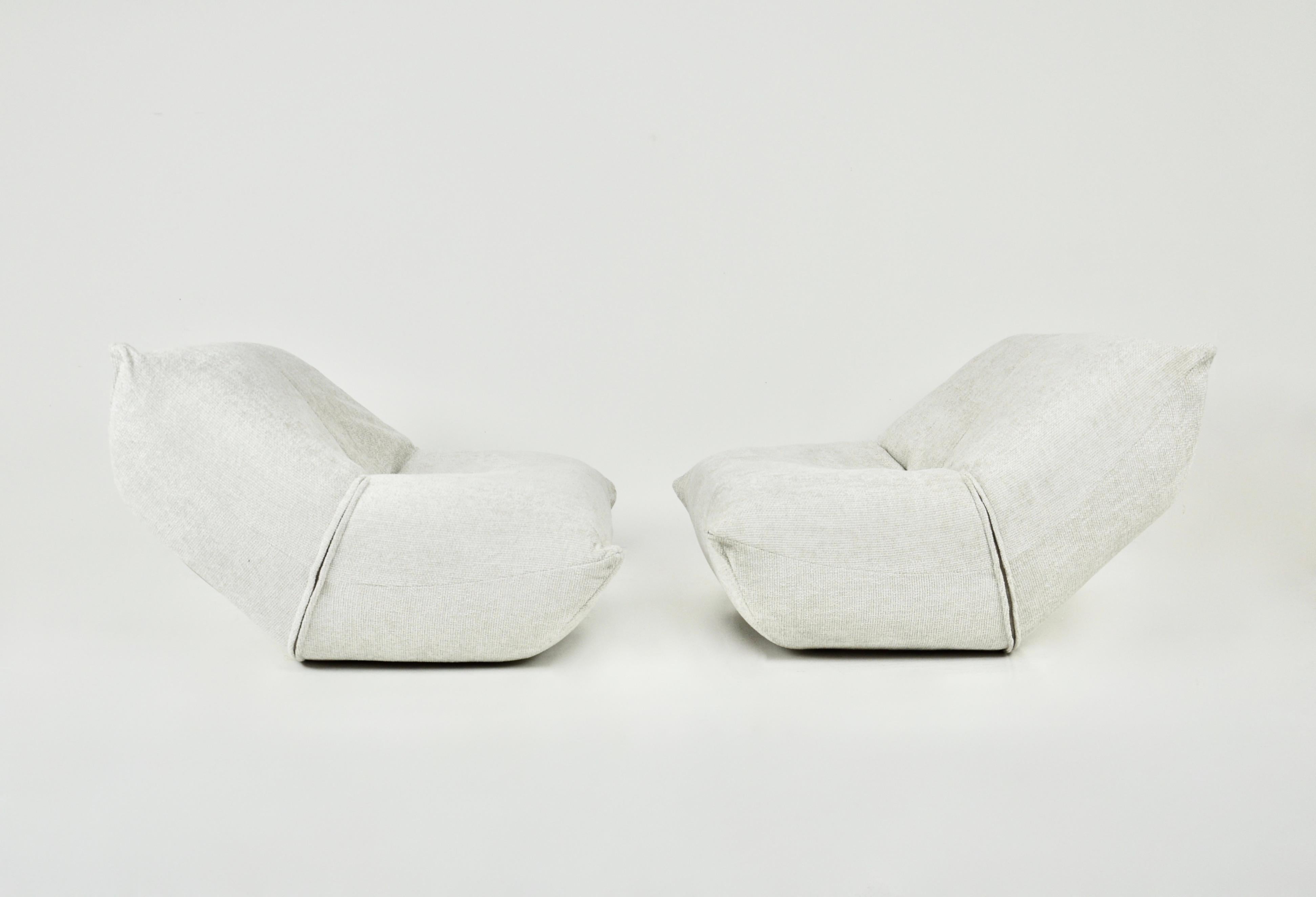 Late 20th Century Papillon armchairs by Guido Maria Rosati for Giovannetti, 1970s, set of 2