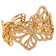 Papillon Diamond Bracelet Yellow Gold