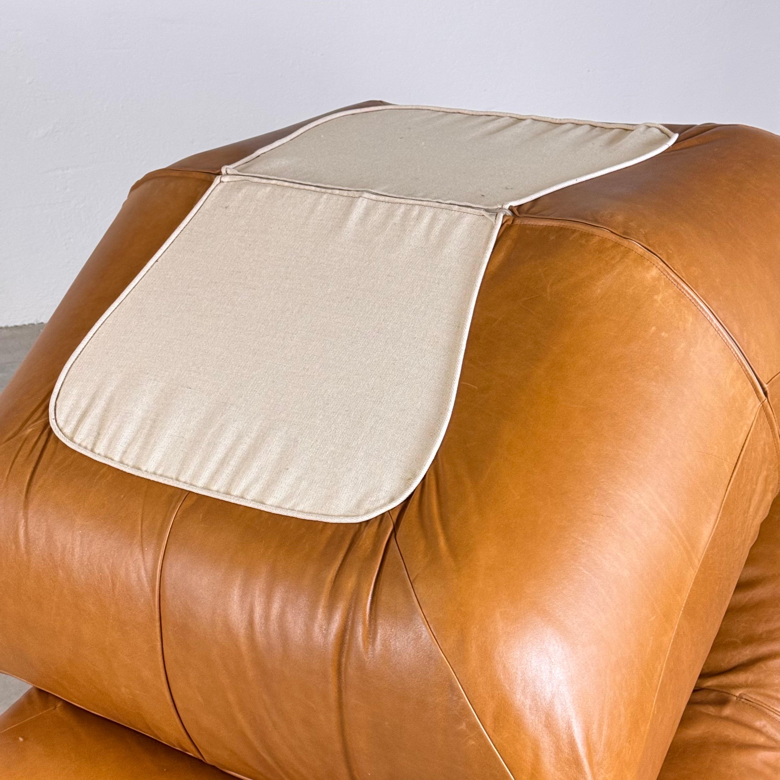 'Papillon' Lounge Chairs by Guido Maria Rosati for Giovannetti, 1972, Leather 6
