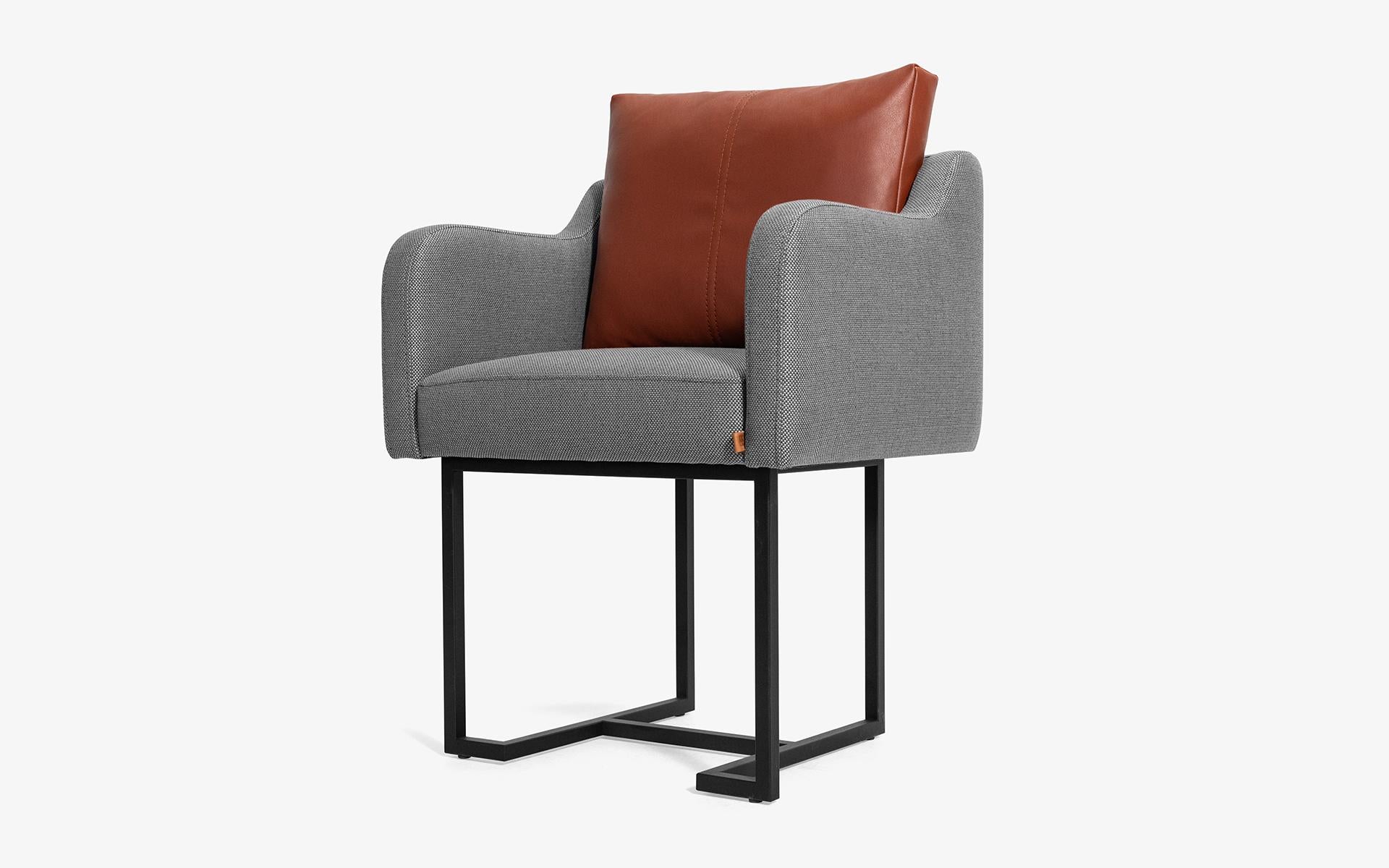 Turkish Papillonne Black Metal Chair For Sale